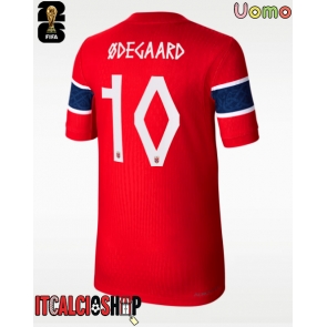Norvegia Martin Odegaard #10 Prima Maglia Mondiali 2026 Manica Corta